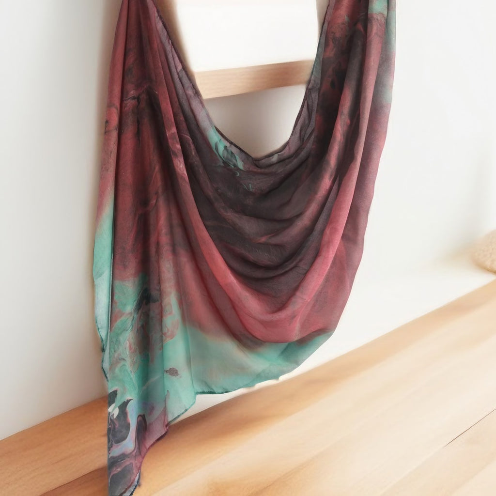 Berry Bliss Printed Hijab - Try Modest Limited