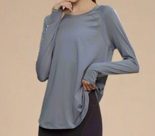 Breathe Easy Long Sleeve Active Top Try Modest Limited