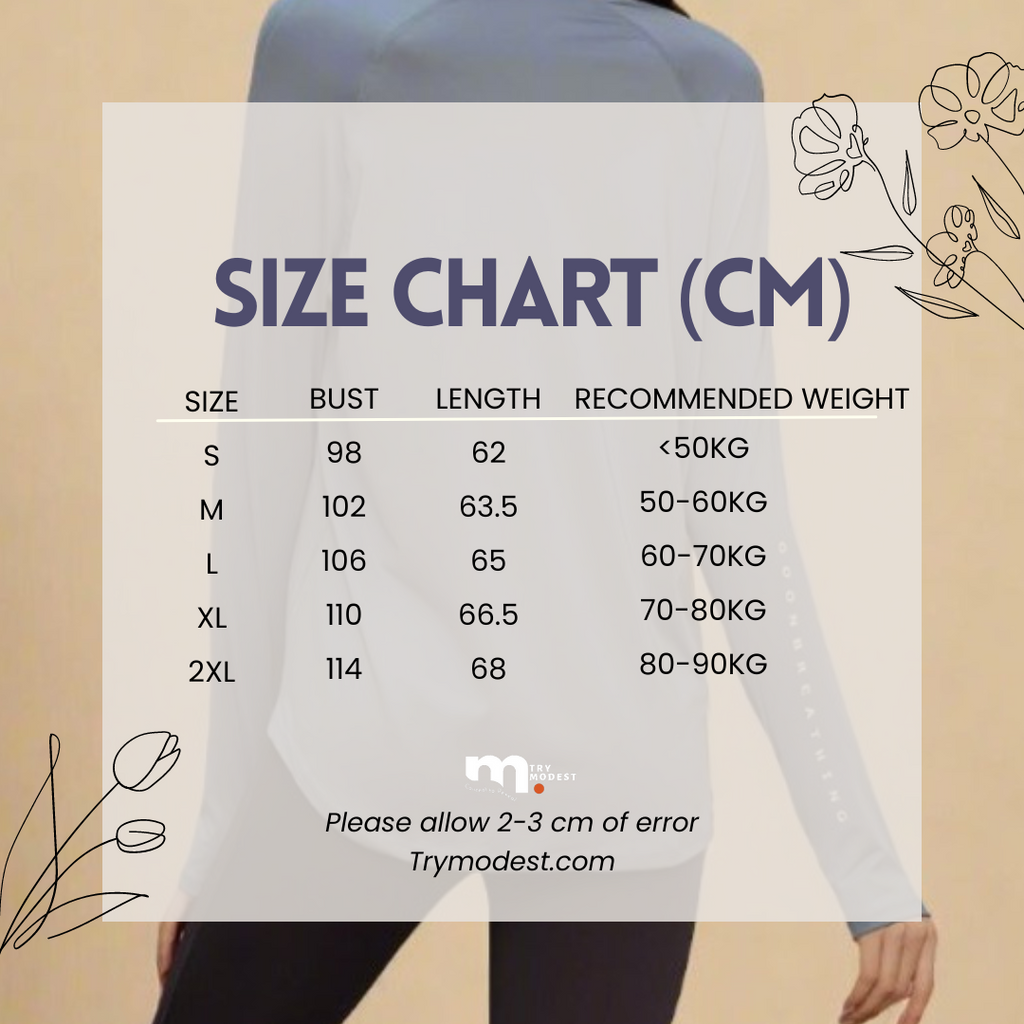 Breathe Easy Long Sleeve Active Top - Try Modest Limited