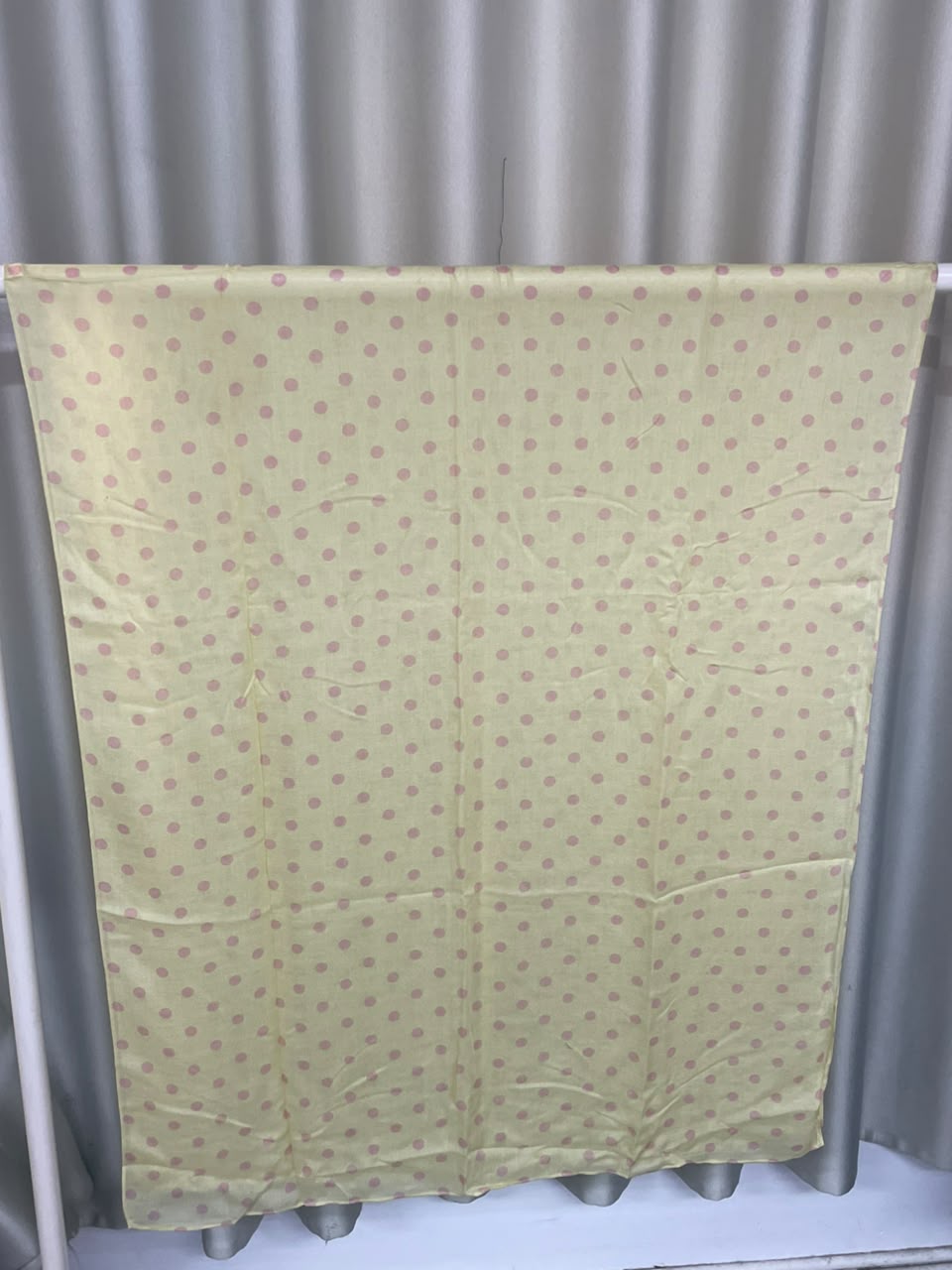 Butter Yellow Polka Dot Premium Modal Hijab