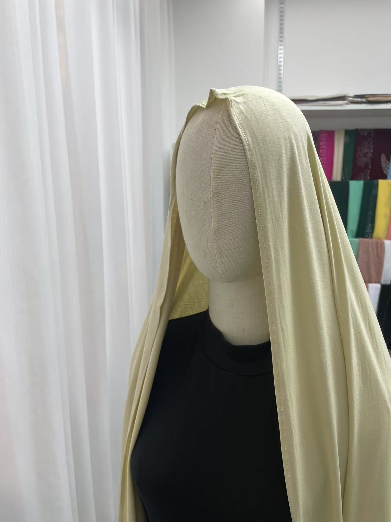 Buttermilk OEKO-TEX® Bamboo Jersey Hijab - Try Modest Limited