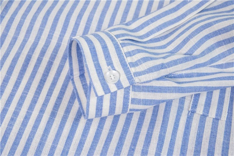 Buy Best Office lady Striped long shirt dress - Try Modest Limited