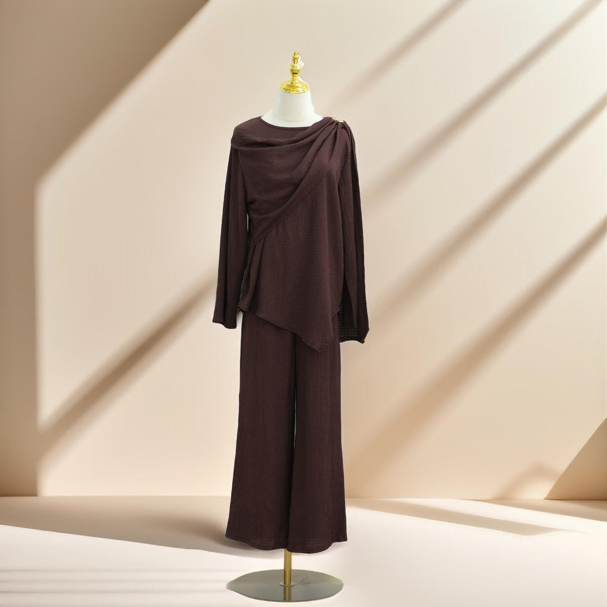 Camille Drape Top & Relaxed Pant Co-ord - Try Modest Limited