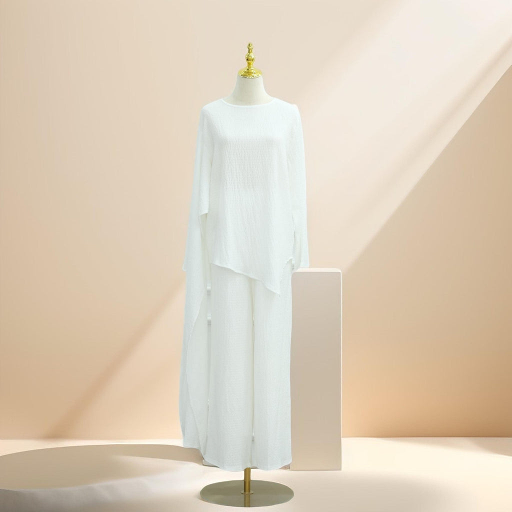 Camille Drape Top & Relaxed Pant Co-ord - Try Modest Limited