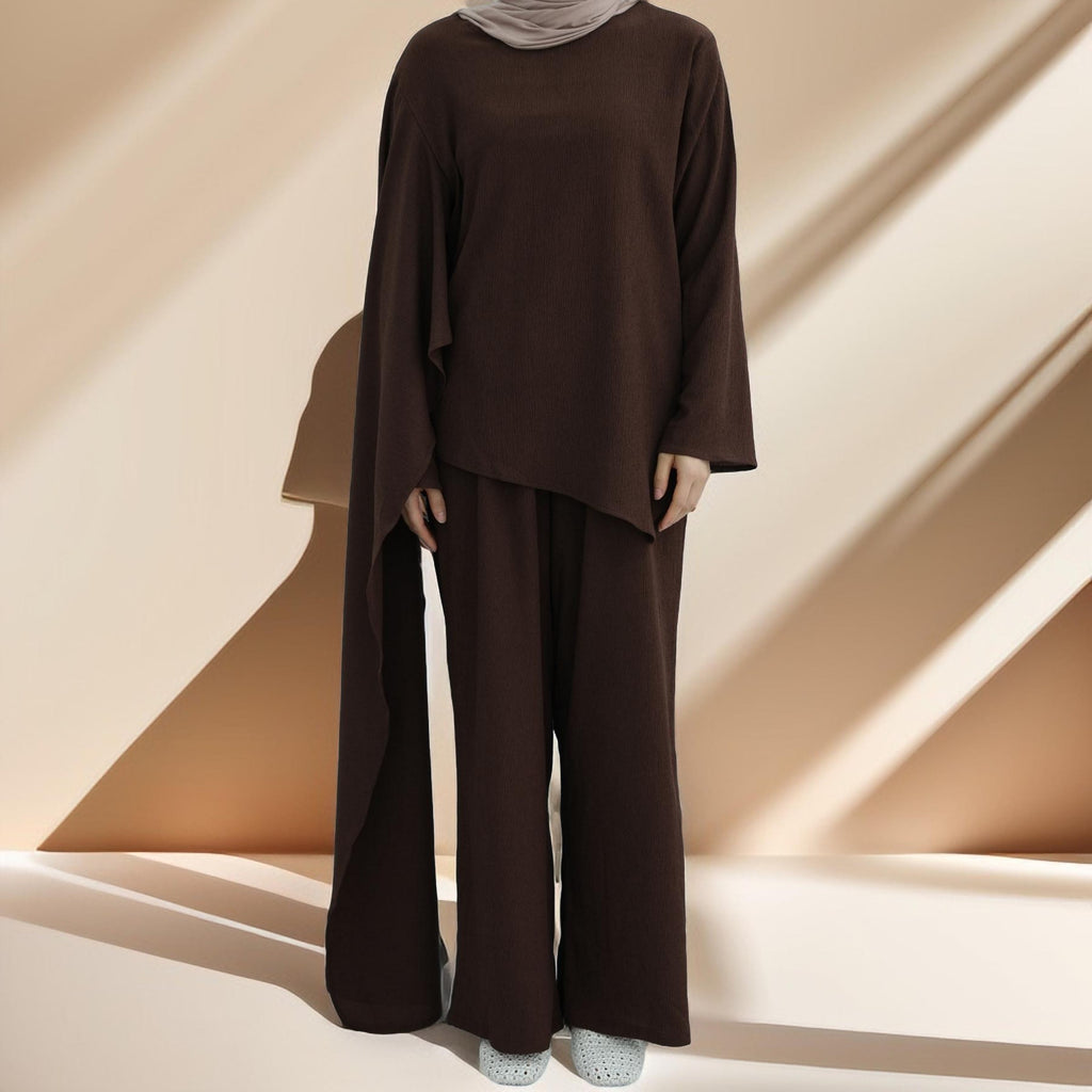 Camille Drape Top & Relaxed Pant Co-ord - Try Modest Limited