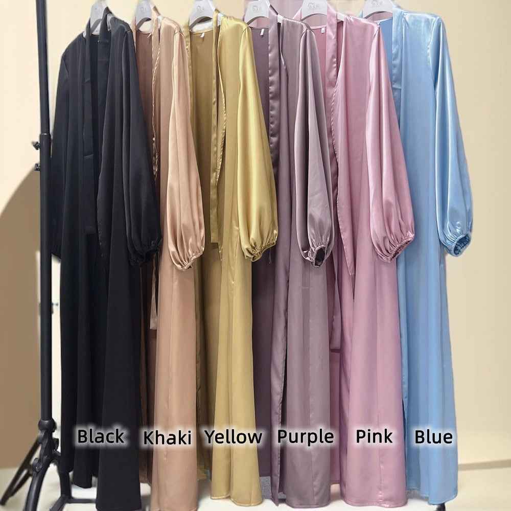 Casual Beautiful Bubble sleeve Kimono/Abaya for Women - Try Modest Limited