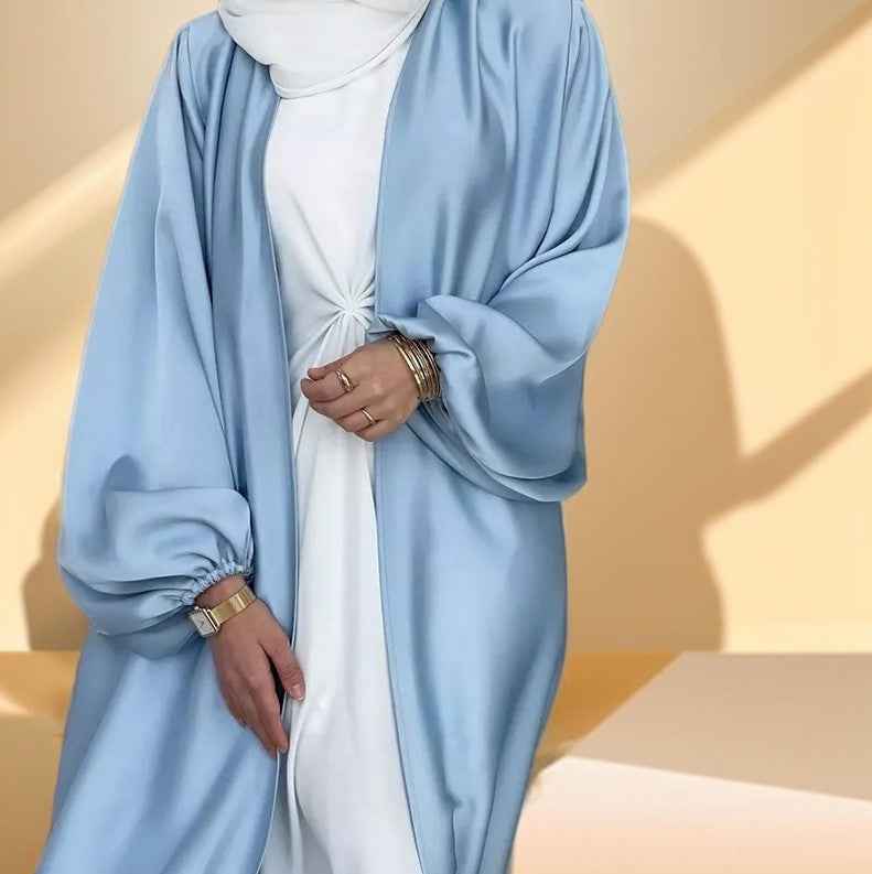 Casual Beautiful Bubble sleeve Kimono/Abaya for Women - Try Modest Limited