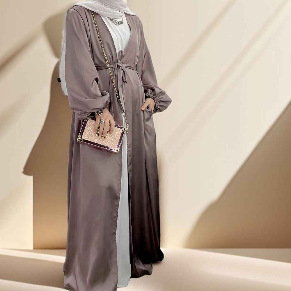 Casual Beautiful Bubble sleeve Kimono/Abaya for Women - Try Modest Limited