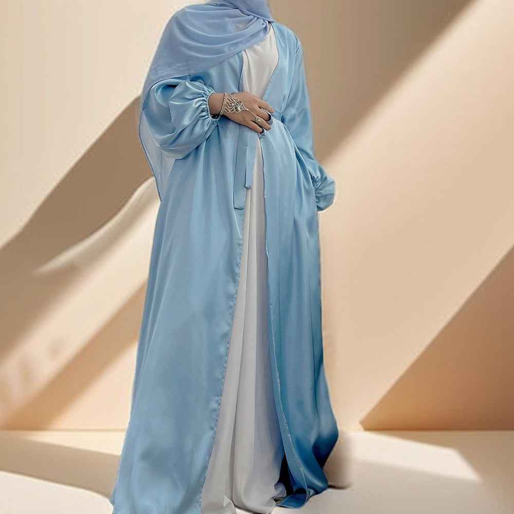 Casual Beautiful Bubble sleeve Kimono/Abaya for Women - Try Modest Limited