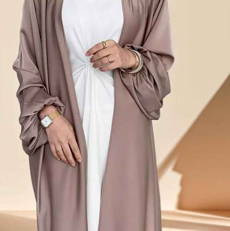 Casual Beautiful Bubble sleeve Kimono/Abaya for Women - Try Modest Limited
