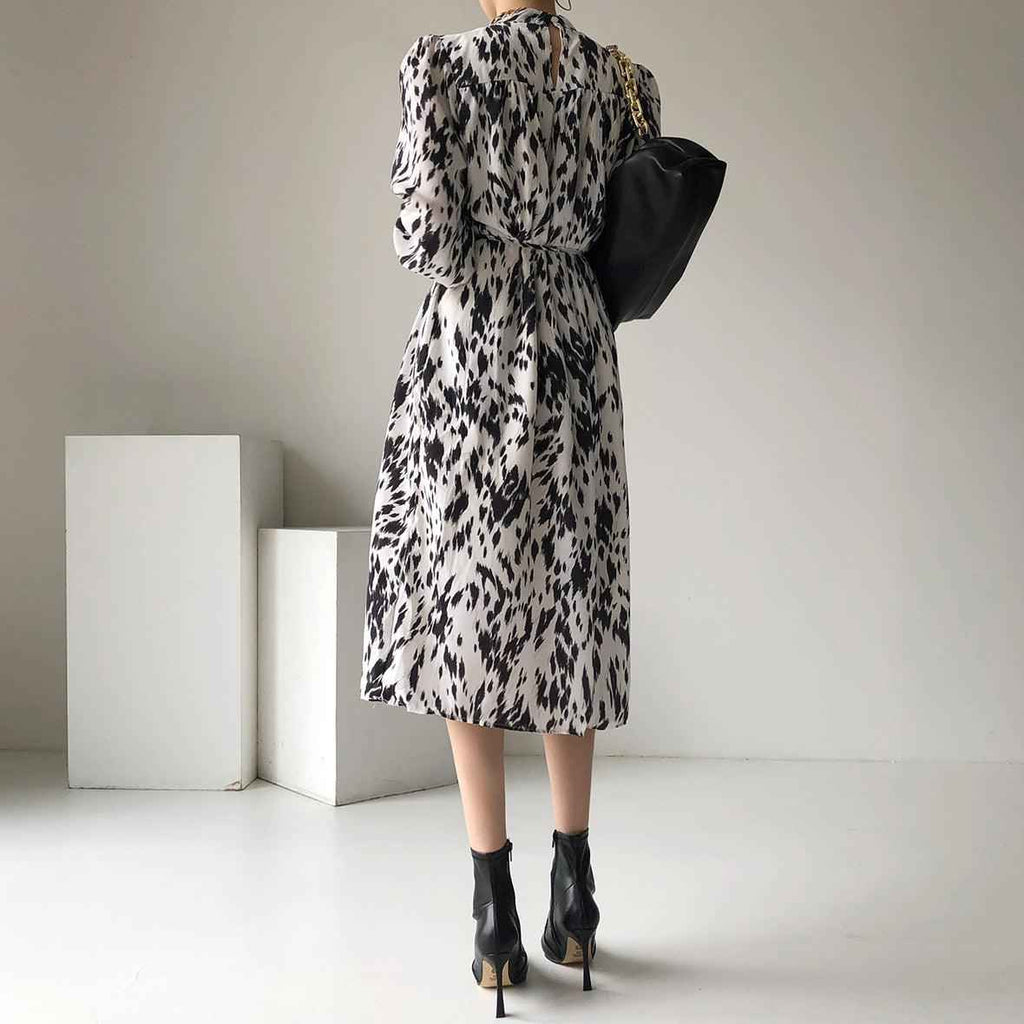 Casual Stylish-Full Sleeve Printed pattern Women dress - Try Modest Limited