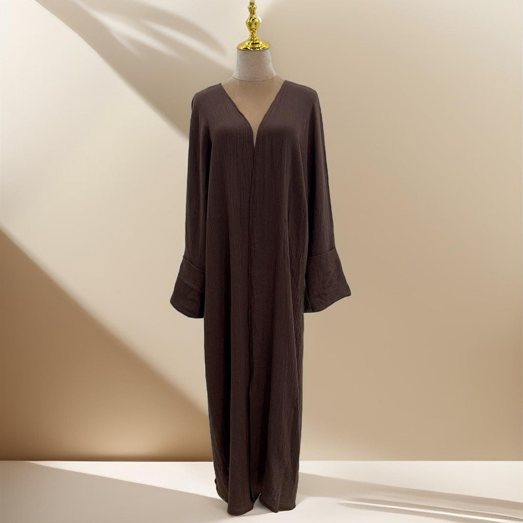 Casual cardigan abaya and Pants Set - Try Modest Limited