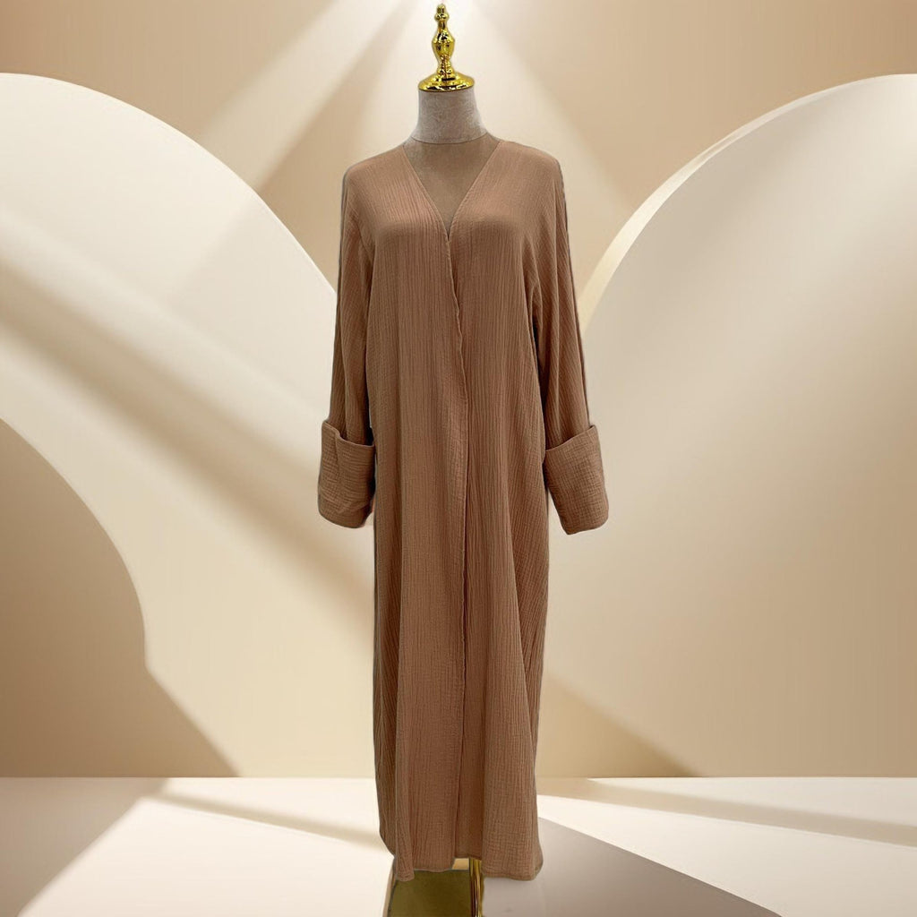 Casual cardigan abaya and Pants Set - Try Modest Limited