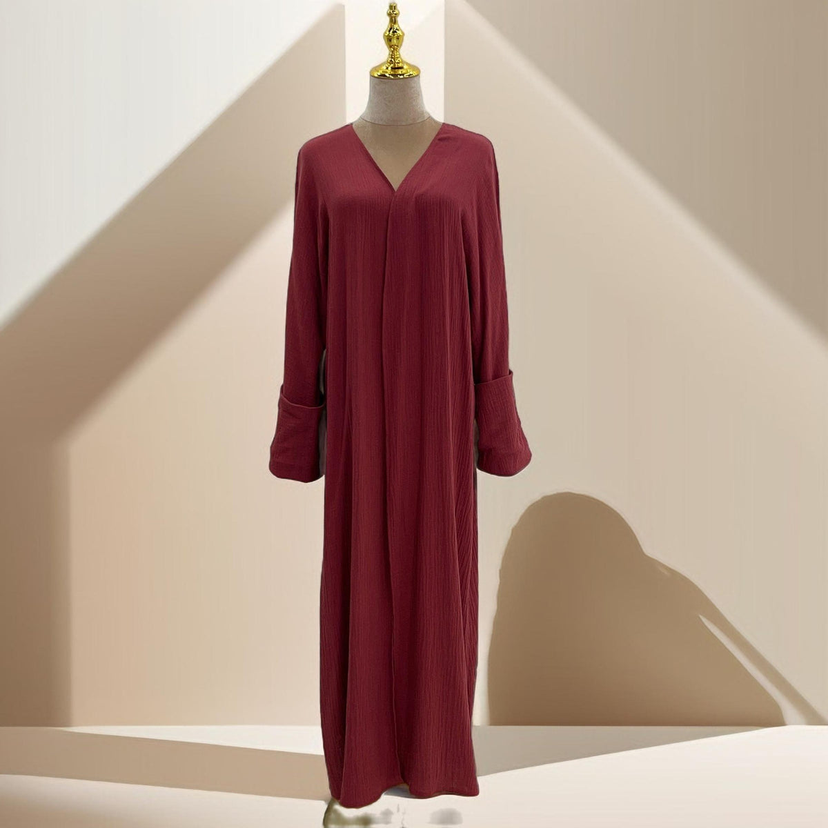 Casual cardigan abaya and Pants Set - Try Modest Limited