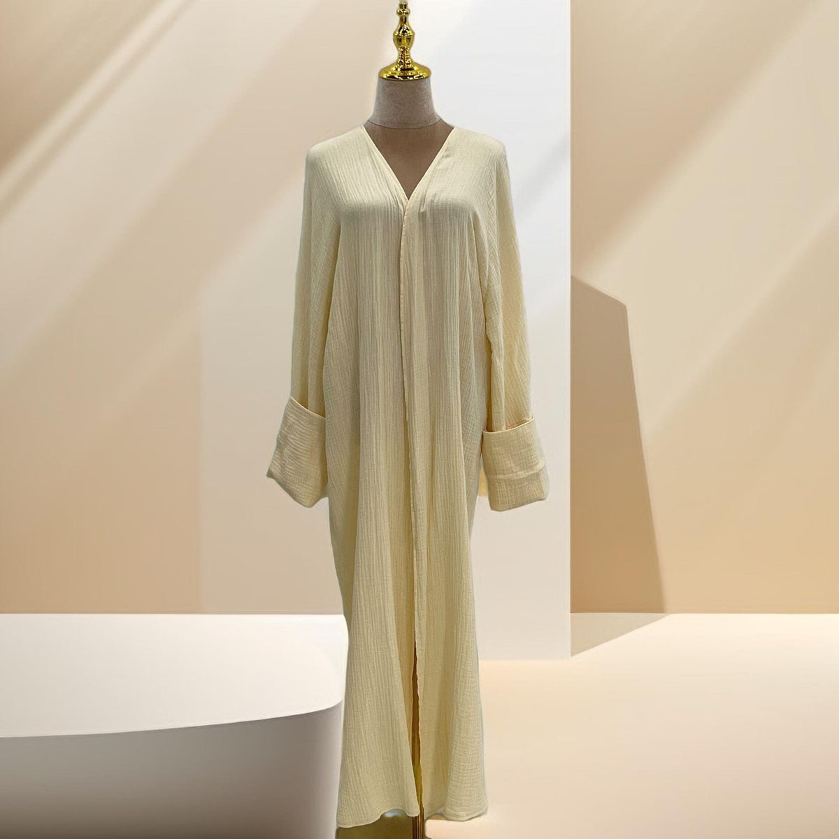 Casual cardigan abaya and Pants Set - Try Modest Limited