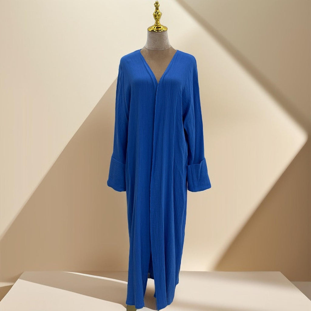 Casual cardigan abaya and Pants Set - Try Modest Limited