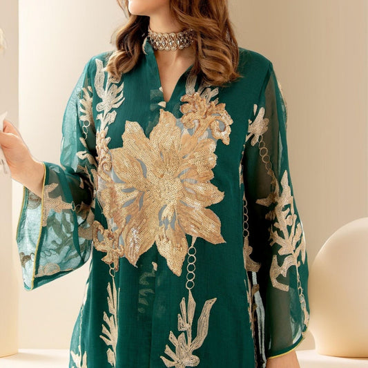 Casual Sequin kaftan embroidered Evening dress - Try Modest Limited 