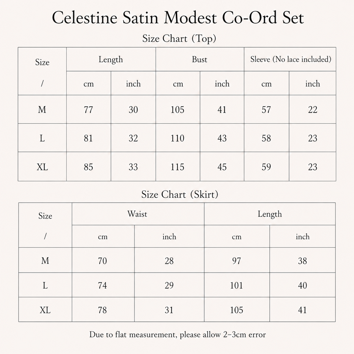 Celestine Satin Modest Co-Ord Set