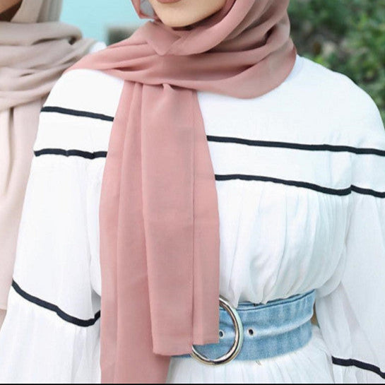 Chiffon monochromatic scarf - Try Modest Limited