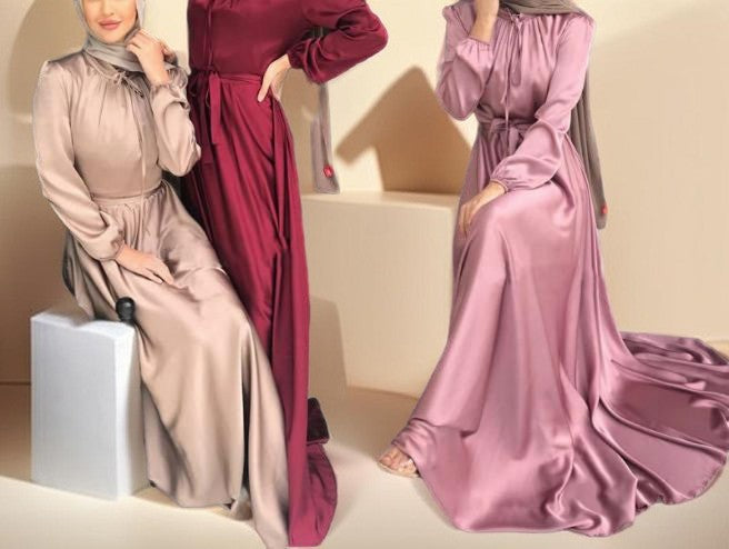 Classic style maxi robe-dress-Abaya for women - Try Modest Limited 