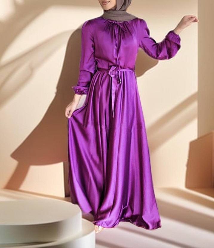 Classic style maxi robe-dress-Abaya for women - Try Modest Limited 