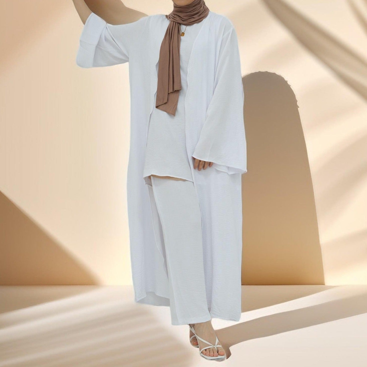 Comfy Cover-Up 3 PC Abaya Set Try Modest Limited