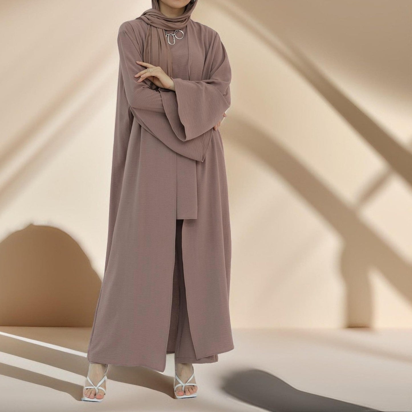 Comfy Cover-Up 3 PC Abaya Set Try Modest Limited