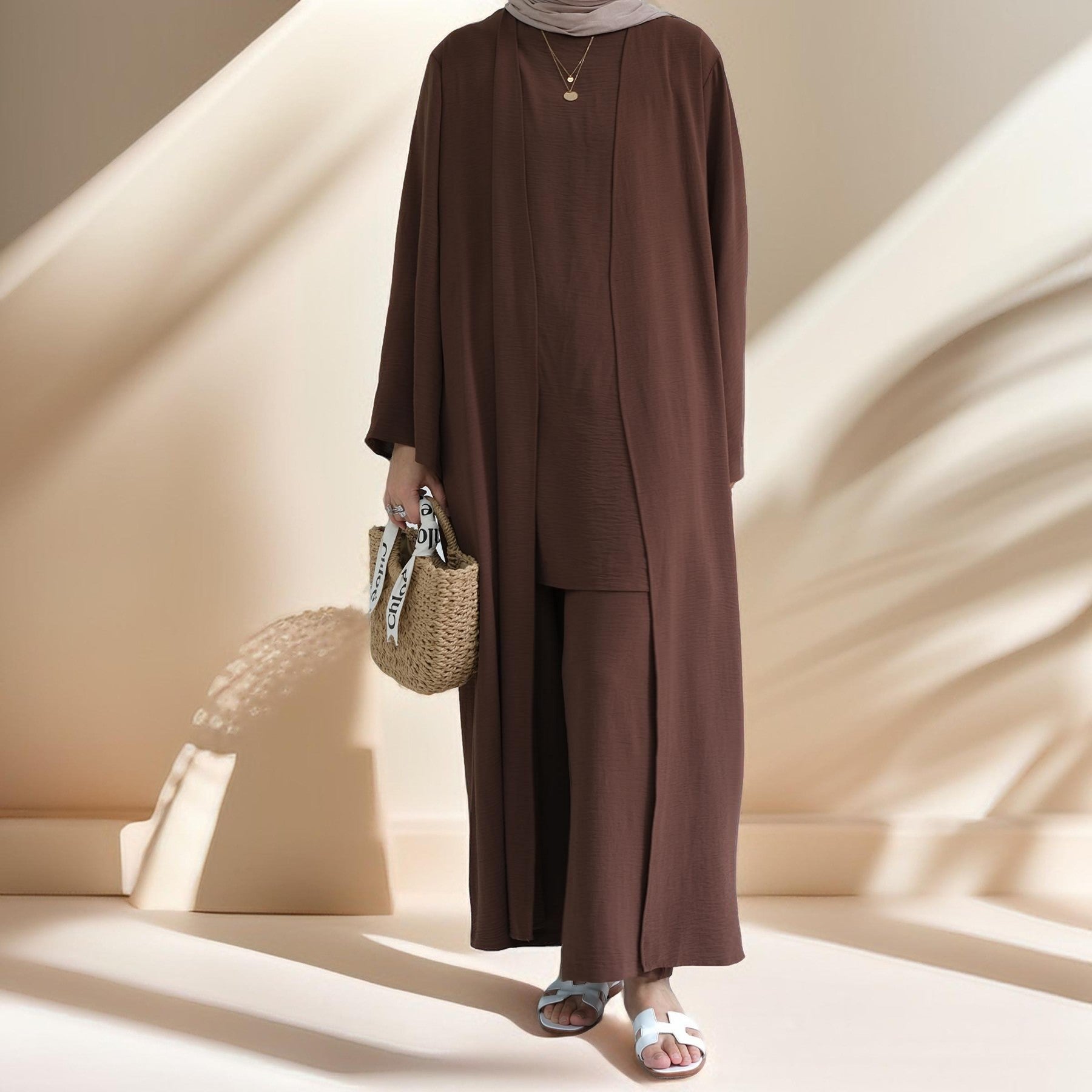 Comfy Cover-Up 3 PC Abaya Set Try Modest Limited