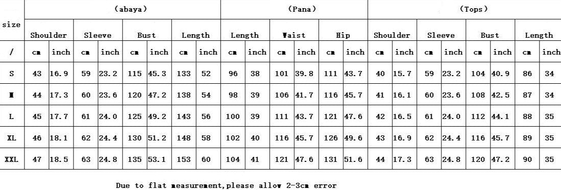 Comfy Cover-Up 3 PC Abaya Set - Try Modest Limited