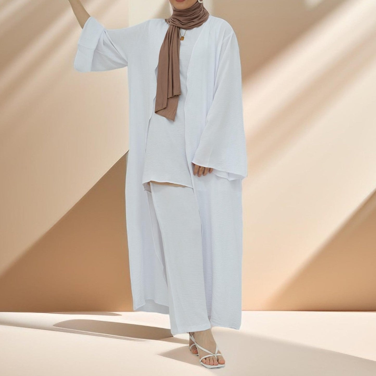 Comfy Cover-Up 3 PC Abaya Set Try Modest Limited