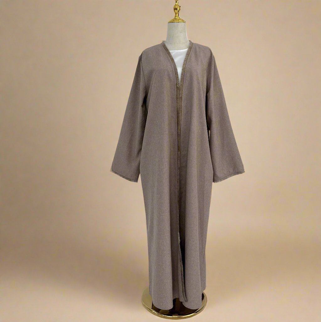 Acogedor Bish Invierno Abaya