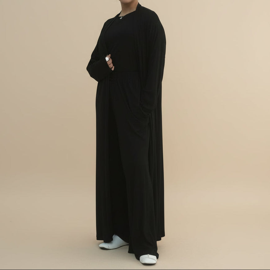 Tacar 3 phíosa Cniotáilte Modest Dahlia Luxe