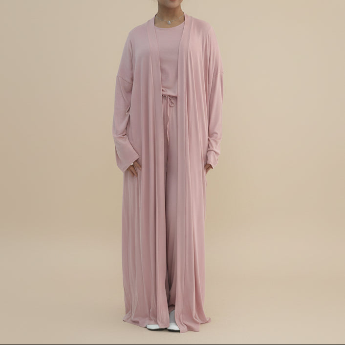 Tacar 3 phíosa Cniotáilte Modest Dahlia Luxe