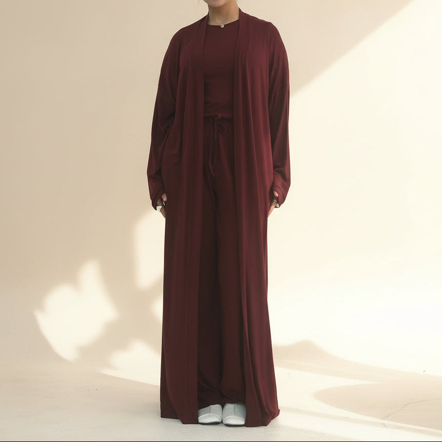 Tacar 3 phíosa Cniotáilte Modest Dahlia Luxe