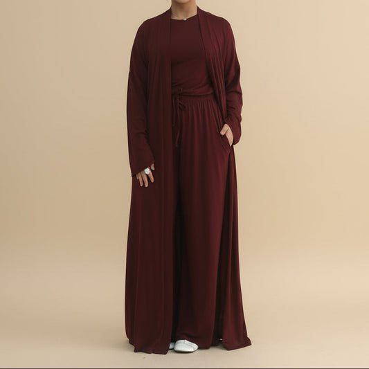 Tacar 3 phíosa Cniotáilte Modest Dahlia Luxe