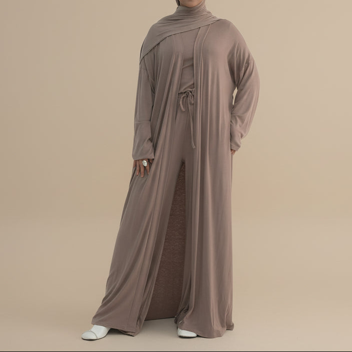 Tacar 3 phíosa Cniotáilte Modest Dahlia Luxe