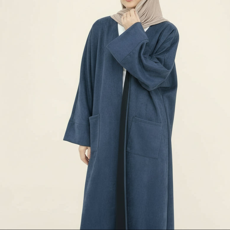 Deena Cappotto di Velluto Abaya