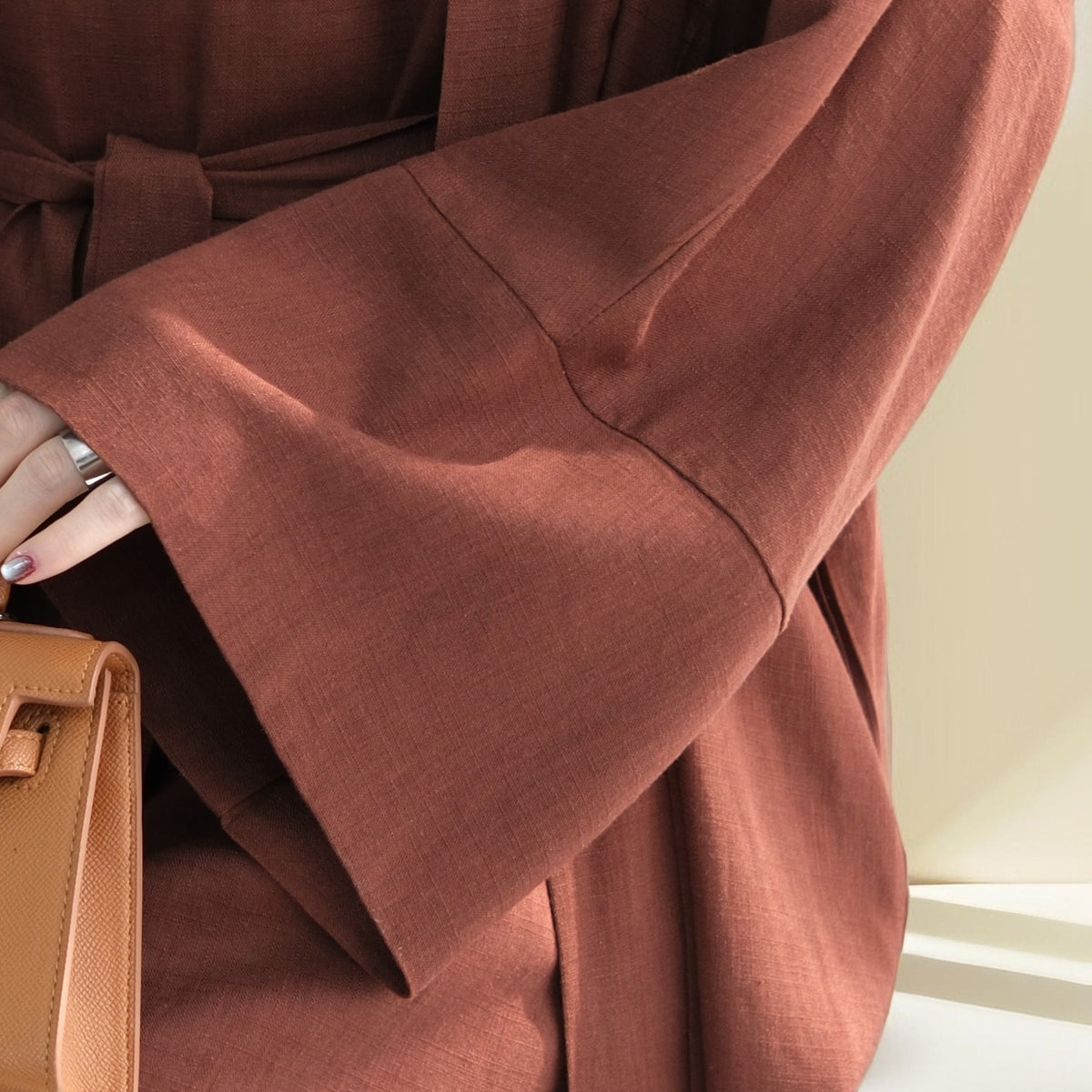 Draped duet abaya throwover and slip dress - Try Modest Limited