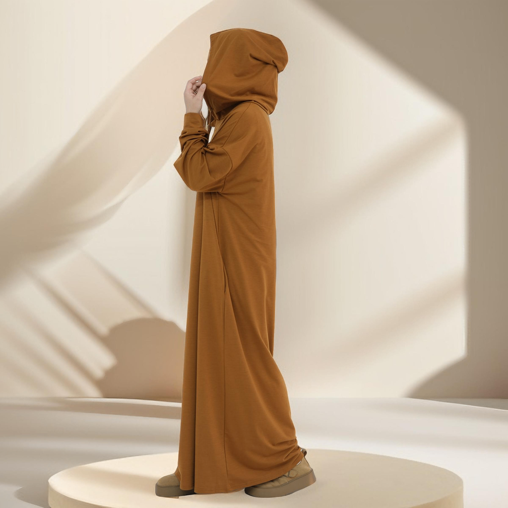 Effortless Everyday Sweatshirt Abaya Dress - Try Modest Limited