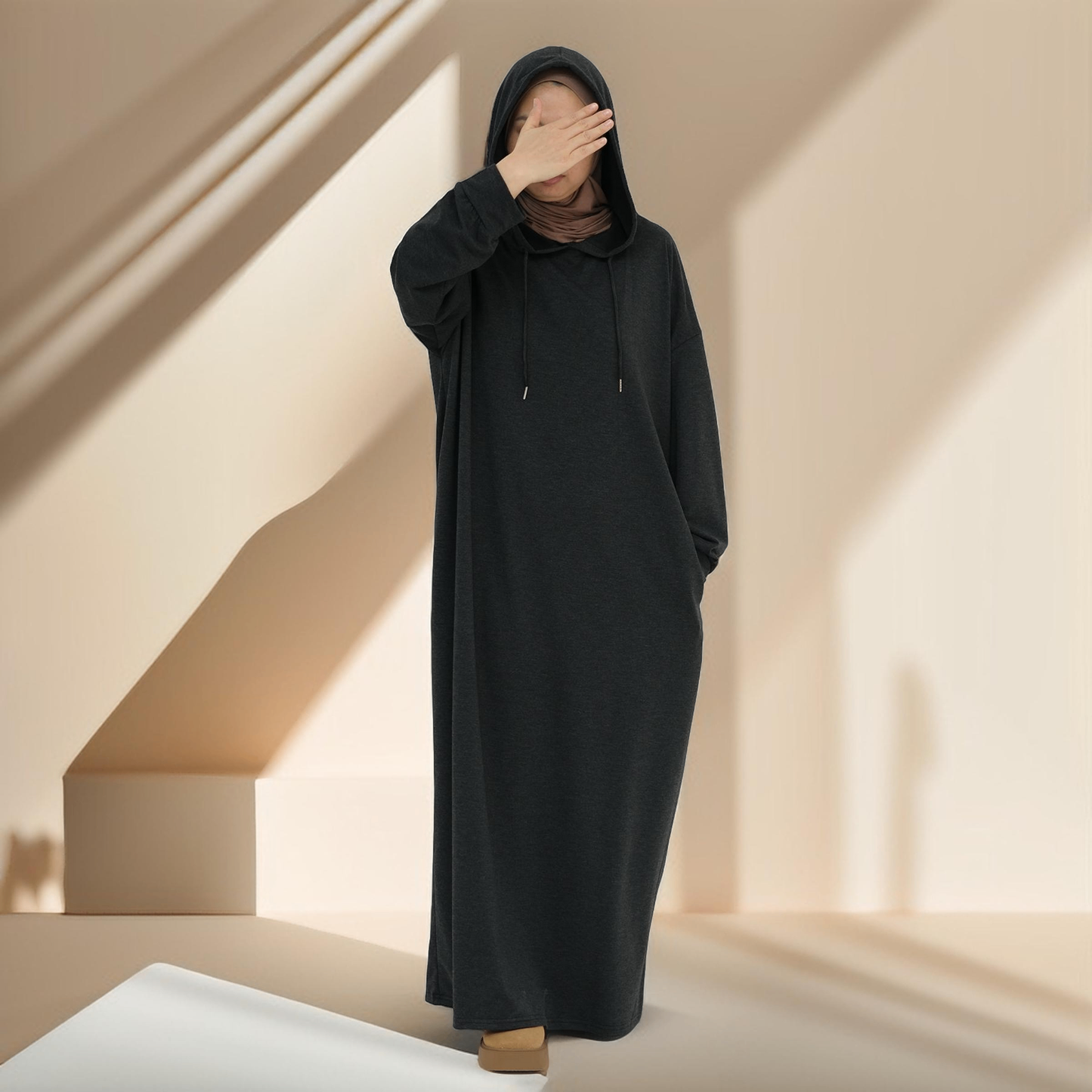 Effortless Everyday Sweatshirt Abaya Dress