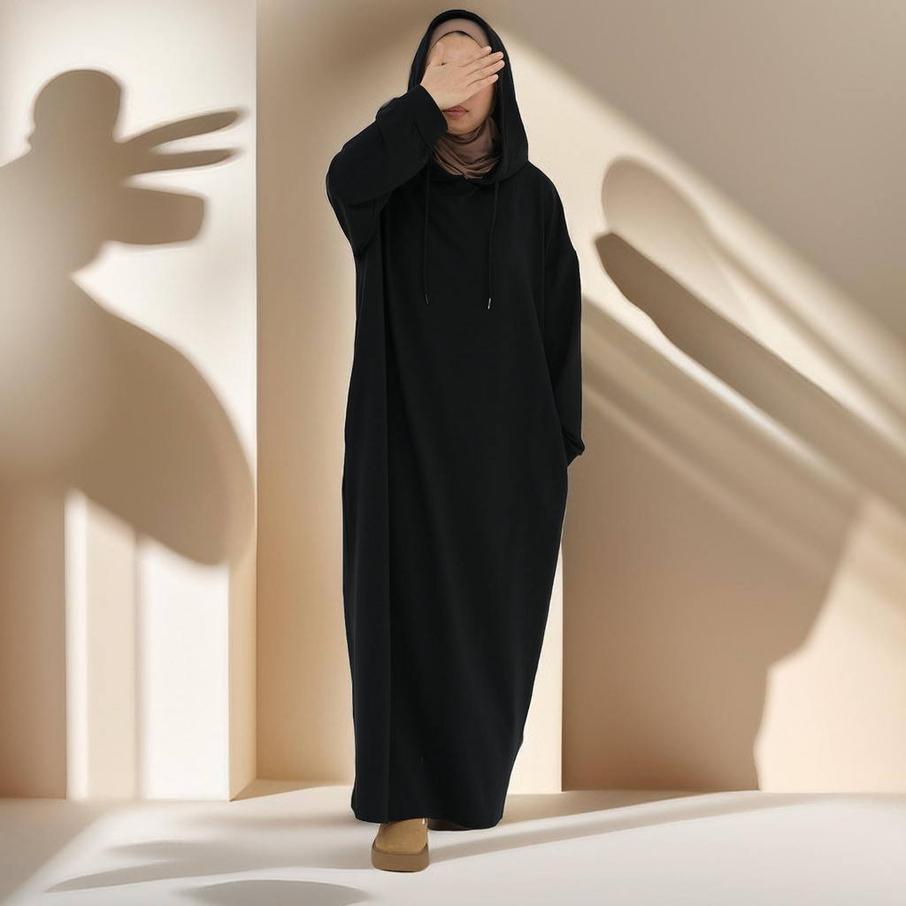 Effortless Everyday Sweatshirt Abaya Dress - Try Modest Limited
