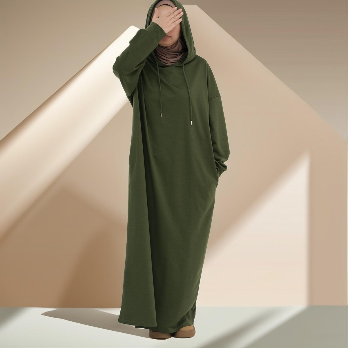 Effortless Everyday Sweatshirt Abaya Dress - Try Modest Limited