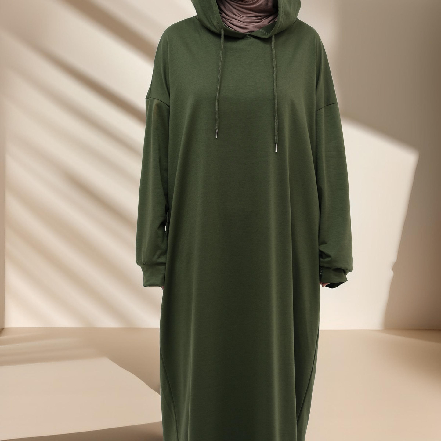 Effortless Everyday Sweatshirt Abaya Dress