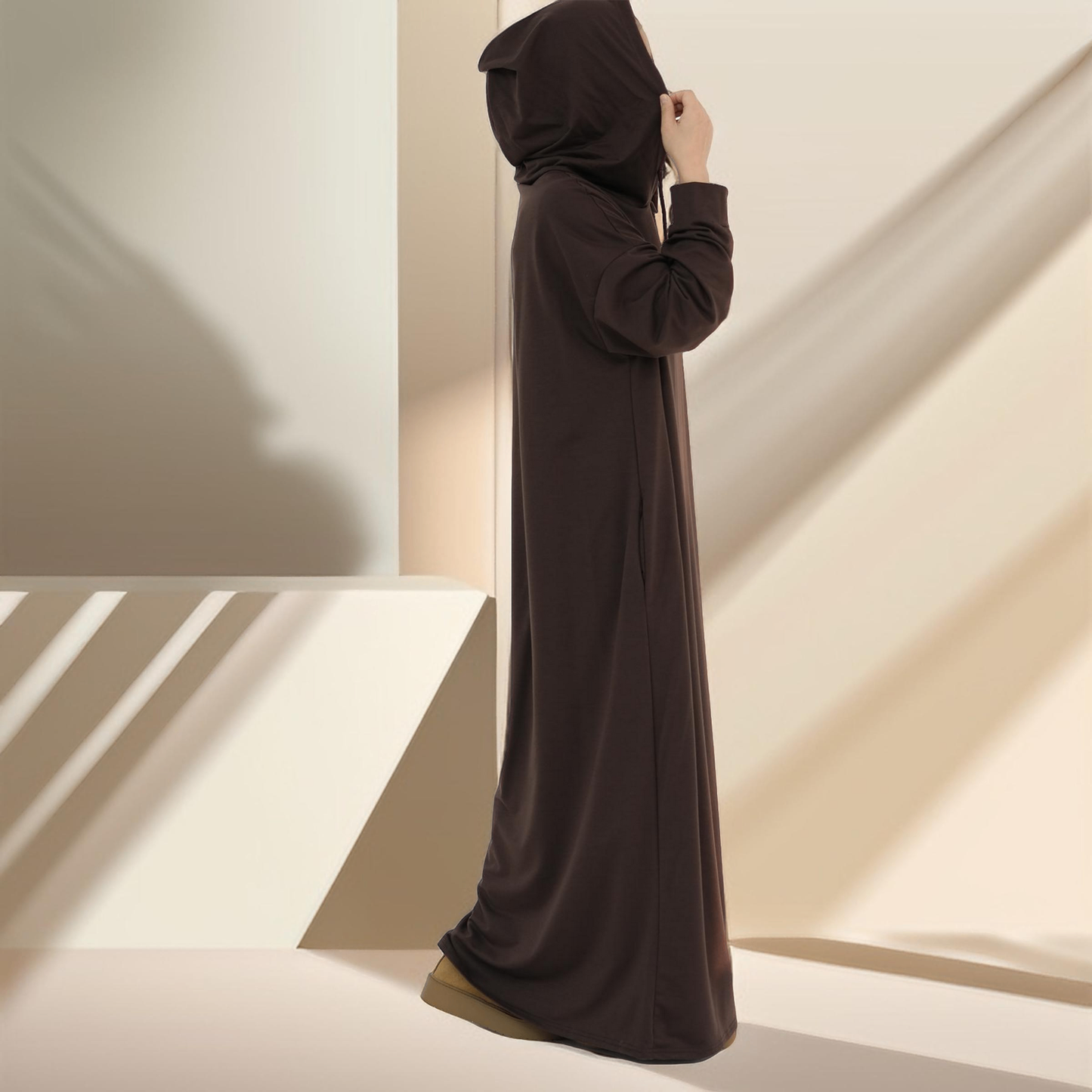 Effortless Everyday Sweatshirt Abaya Dress