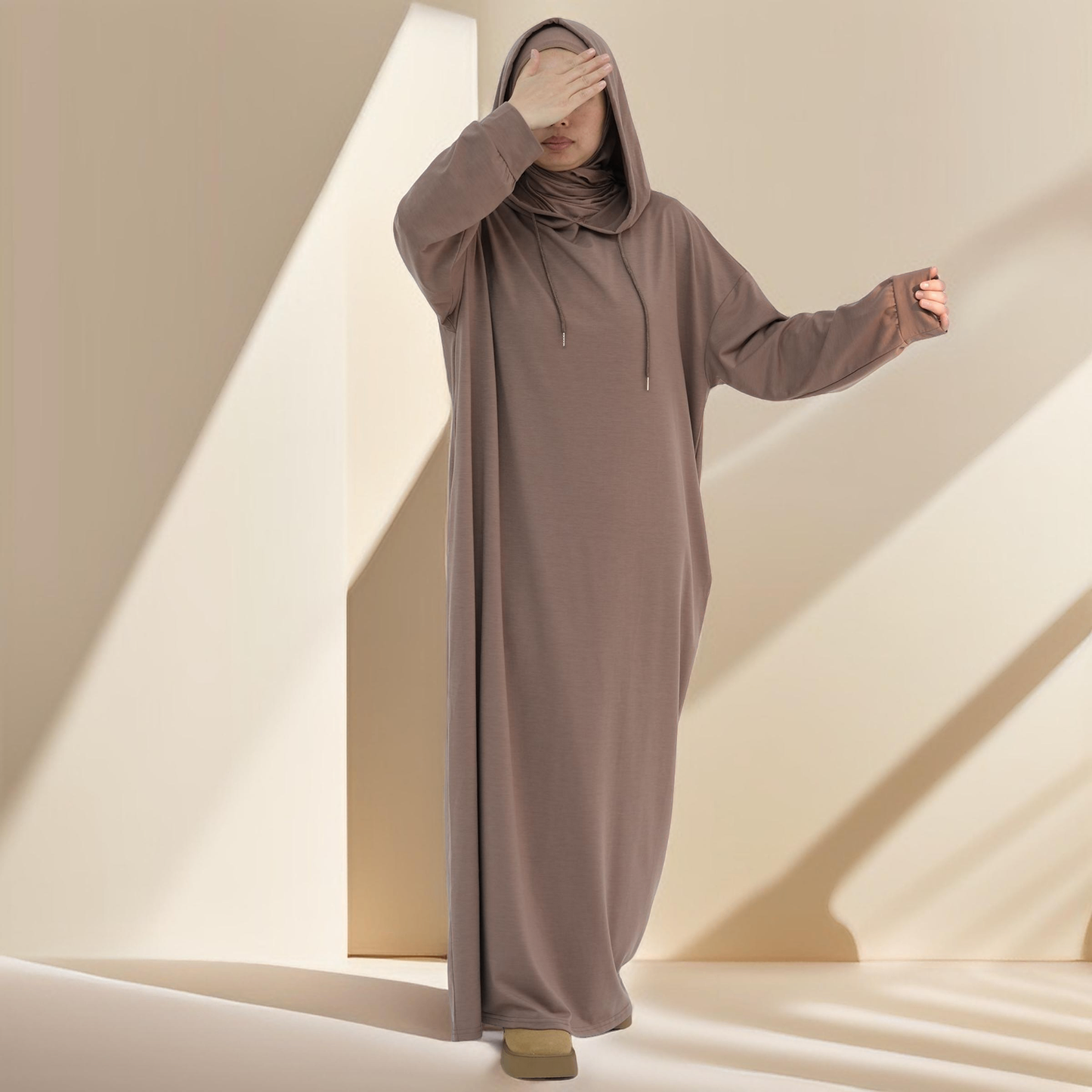 Effortless Everyday Sweatshirt Abaya Dress