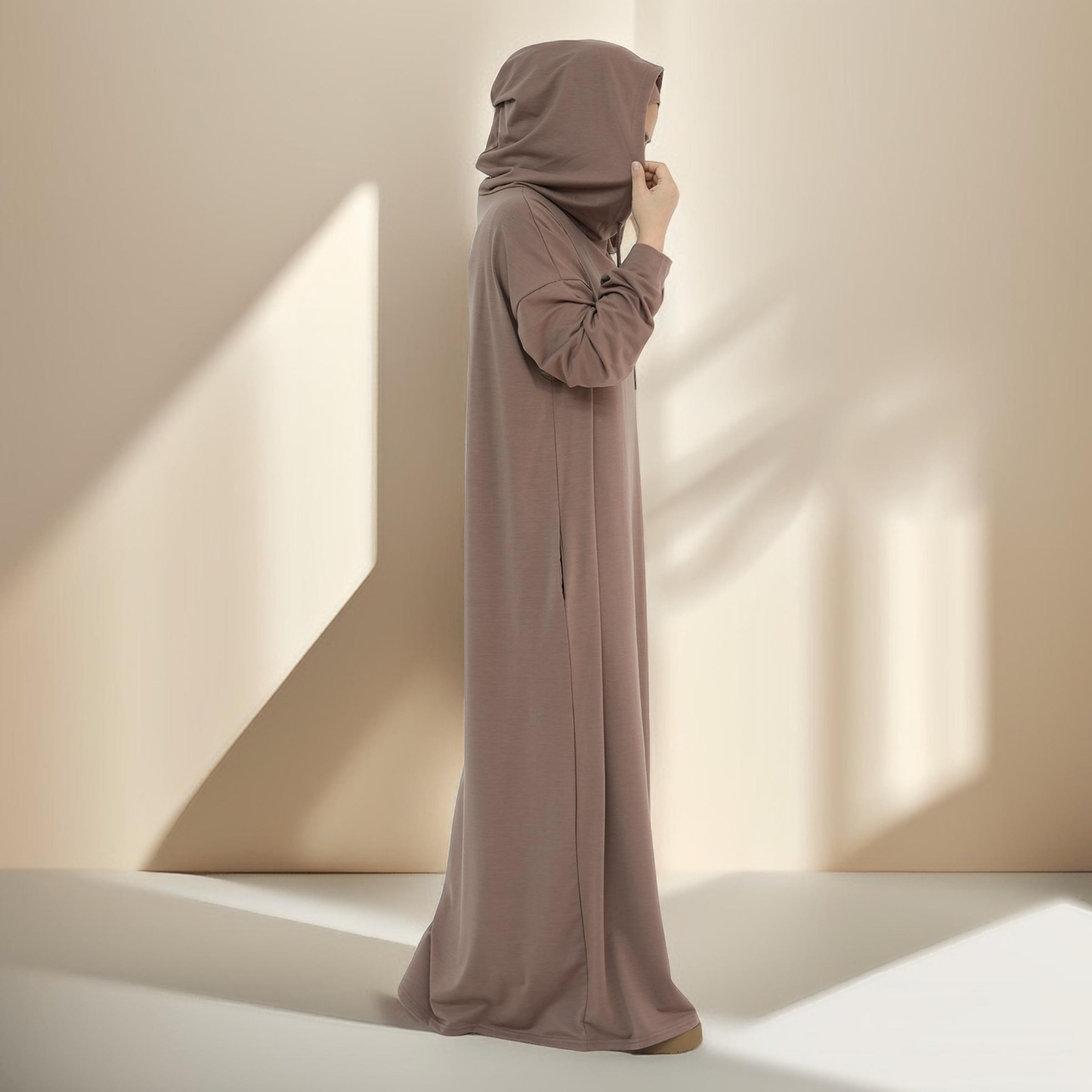 Effortless Everyday Sweatshirt Abaya Dress