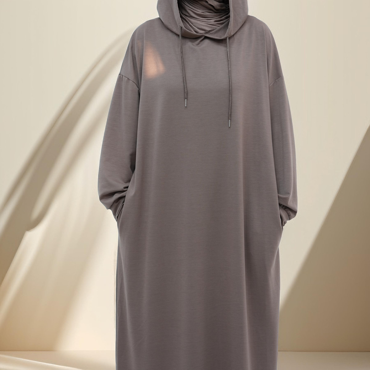 Effortless Everyday Sweatshirt Abaya Dress - Try Modest Limited
