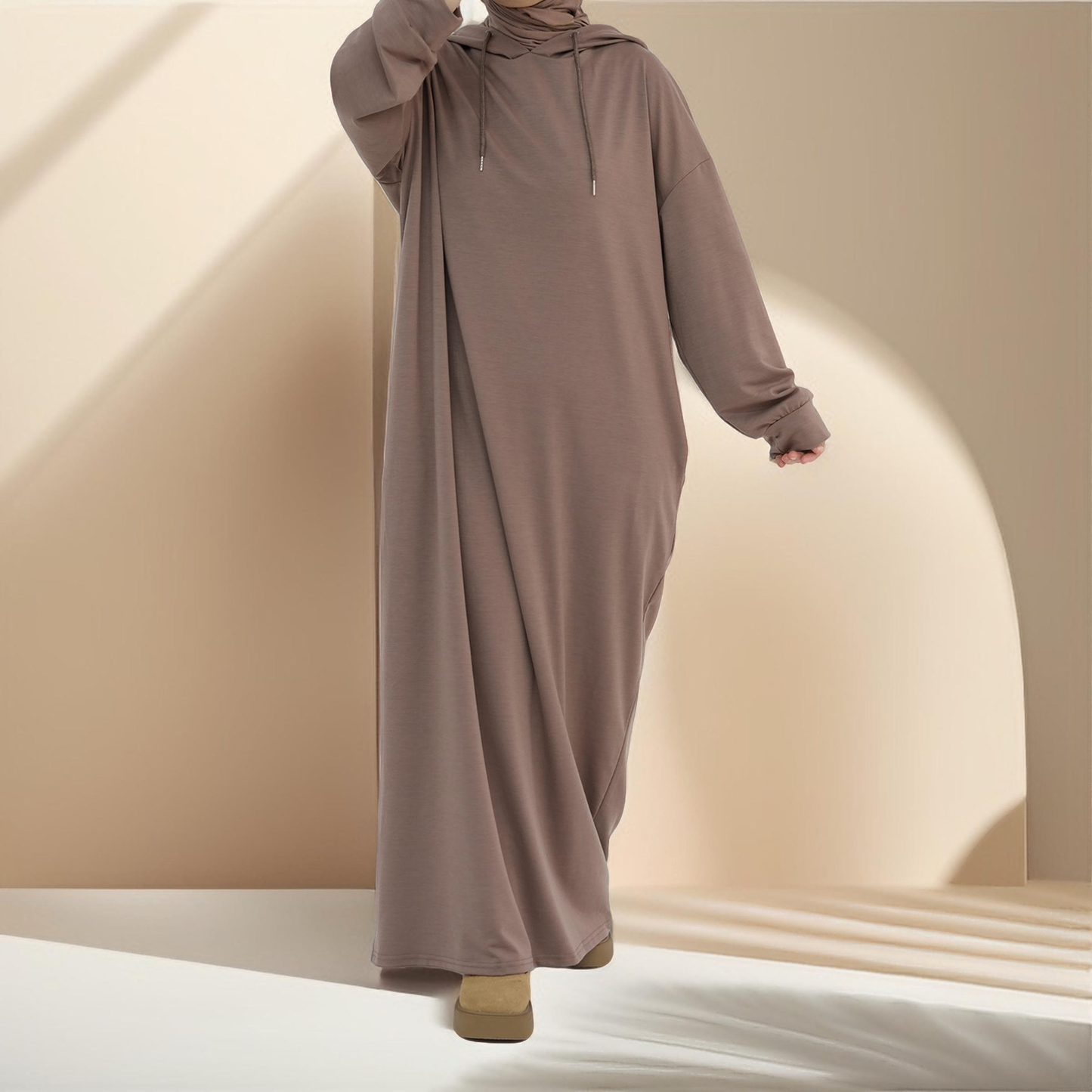 Effortless Everyday Sweatshirt Abaya Dress