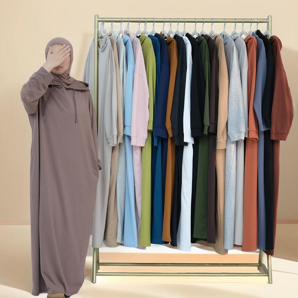 Effortless Everyday Sweatshirt Abaya Dress - Try Modest Limited