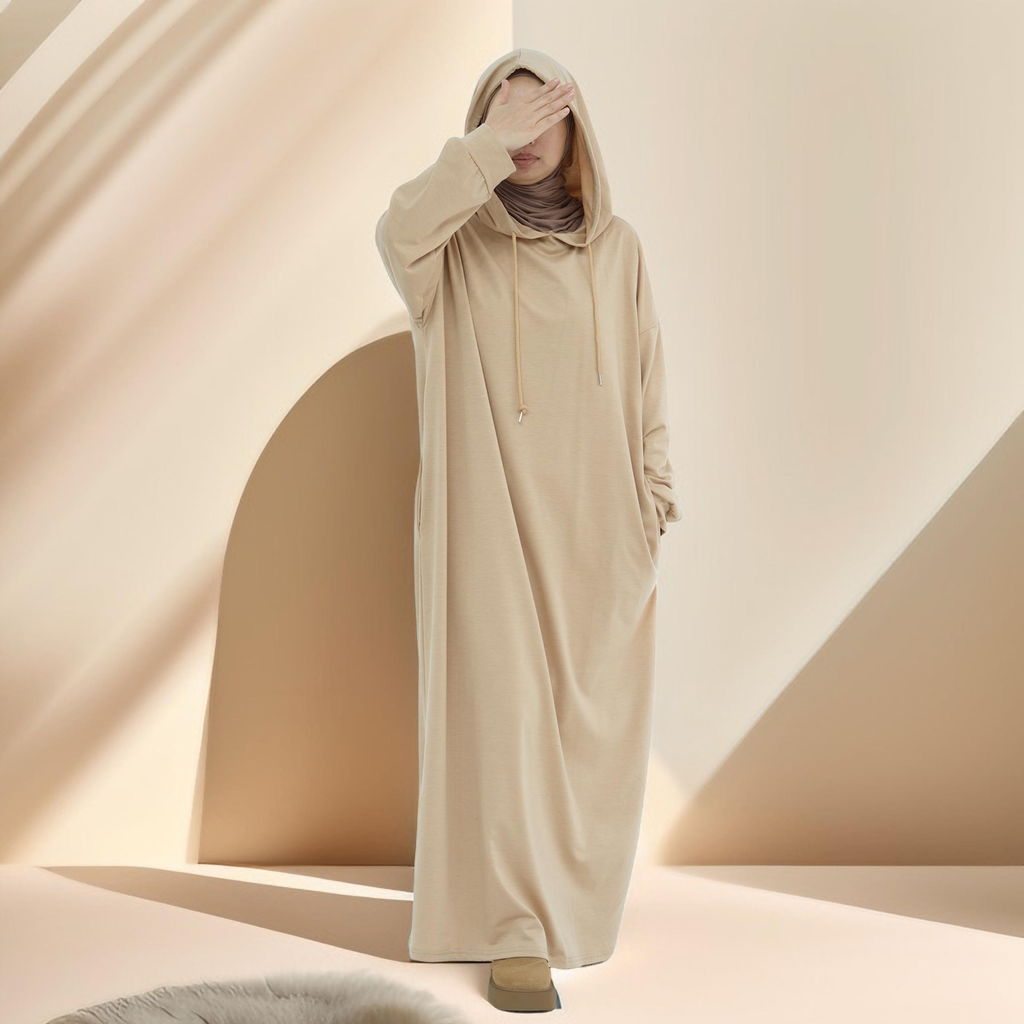 Effortless Everyday Sweatshirt Abaya Dress - Try Modest Limited
